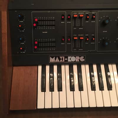Univox Maxi-Korg K-3 70’s Wood trim, black body image 5