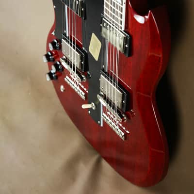 Gibson Custom EDS-1275 Lefty Heritage Cherry Doubleneck Left Handed image 4