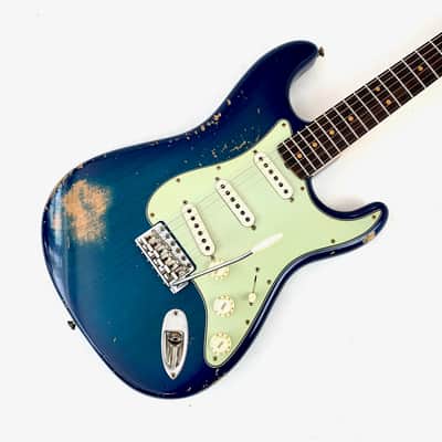 Fender Stratocaster 64 L-Series Heavy Relic Custom Shop 2025 Blue Burst image 3
