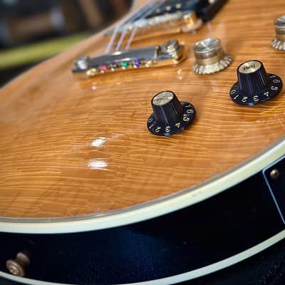 Gibson Custom Mick Ronson 1968 Les Paul Custom Collector's Edition, Antique Natural/Ebony image 4