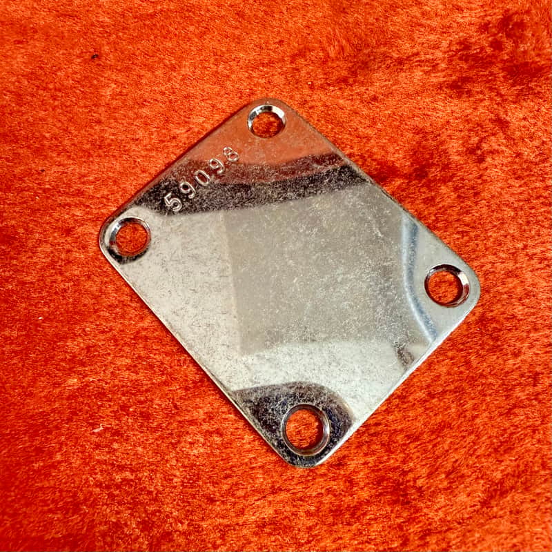 Fender Stratocaster guitar neckplate