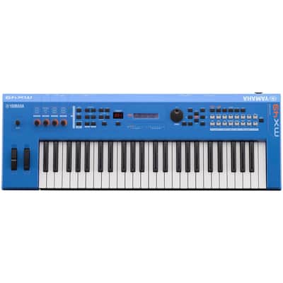 Yamaha MX49 v2 Keyboard Synthesizer, 49-Key, Blue