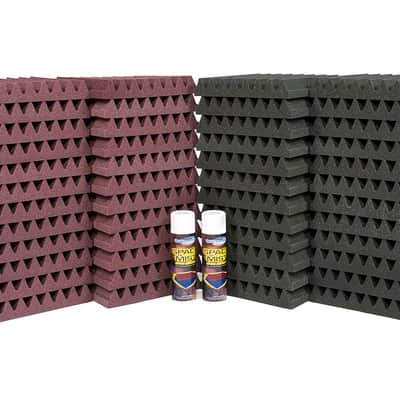 Universal Acoustics Pluto-2 Room Kit, Charcoal/Burgundy image 2