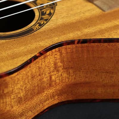 Puka Model PK-TFC Tropical Fish Rosette Natural Satin Finish Concert Ukulele image 8