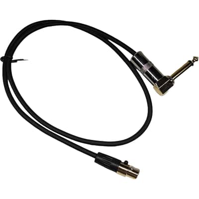 4-Pin Ta4F To Right-Angle 1/4-Inch Connector Cable Compatible With Line-6 Relay G50 G55 G90 Digital Wireless Guitar System Tbp12 Transmitter 98-033-0003, Gold Plated, 98-033-0003-1-Gl image 2