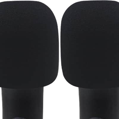 Microphone Covers Foam , 2 Pack Microphone Windscreen Pop Filter Foam Mic Cover for Handheld Microphone image 3