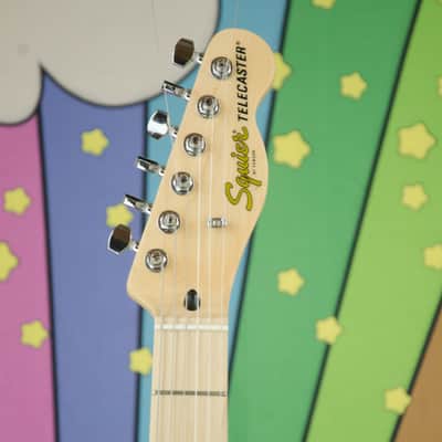 Used Squier Telecaster Guitar, 3 Tone Sunburst, Maple Fingerboard, Carry Bag image 3