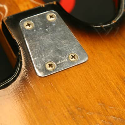 Maxitone 4-String Vintage Bass Made in Japan Pre-Ibanez Twin Pickup Early 1960s - Sunburst image 16