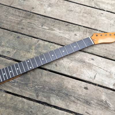 Fatboy wide 2 1/4 heel 21 T neck Rosewood on Mahogany Guitar Neck image 9