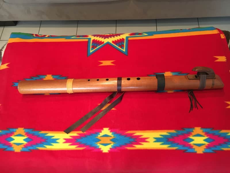 High Spirits Contra Bass Spanish Cedar Native American Flute.  Gm image 1