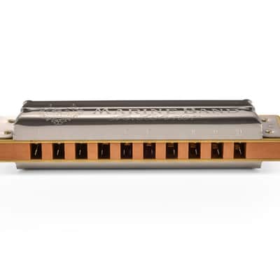 Hohner Marine Band 1896 Classic 10 Hole Diatonic Harmonica, Bb Major - M1896116P image 5