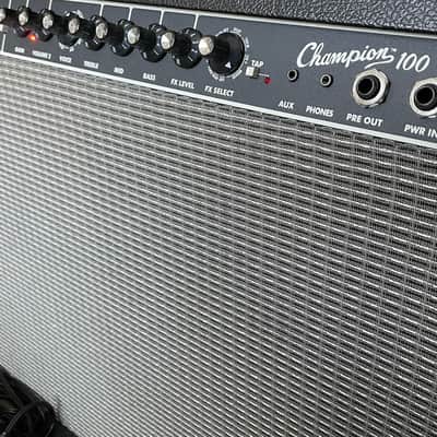 Fender Champion 100 2-Channel 100-Watt 2x12" Solid State Guitar Combo 2013 - Present - Black image 9