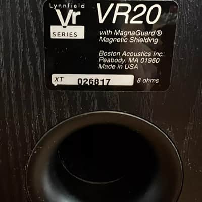 Pair of Boston Acoustics Lynnfield VR20 Late 90s - Black Ash image 8