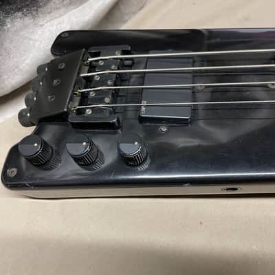 Kramer The Duke Headless 4-string Bass with Case Vintage Black image 8