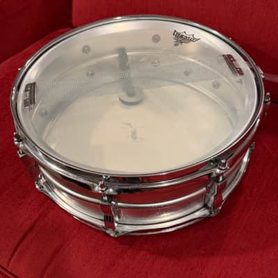 1969 Ludwig No. 404 Acrolite 5x14" Snare Drum with Keystone Badge image 7