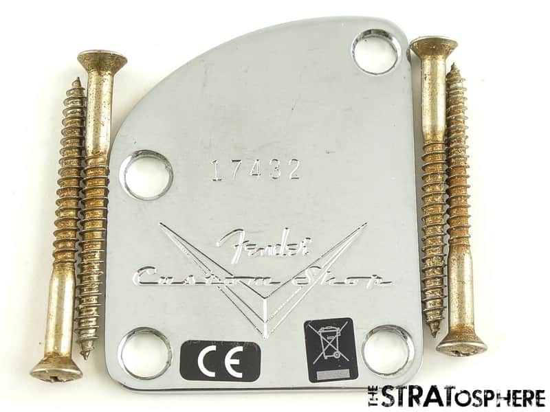 USA Fender Custom Shop Strat Pro 2025 Relic, Contour # NECK PLATE Strat image 1