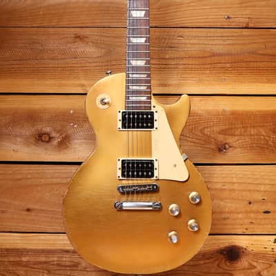 Gibson Les Paul Studio '50s Tribute Heavy Relic - 2016 - Satin Gold Top 45843 image 5