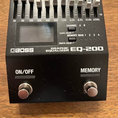 Boss EQ-200 Equalizer 2019 - Present - Black image 1