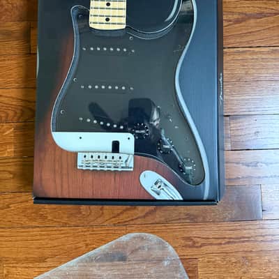 Fender Stratocaster MIM Pickups and Wired Pickguard - Black on Black (2004) image 12