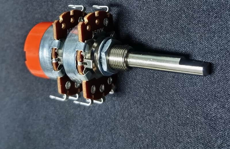 Volume control pot with power switch for FISHER 500B 500C receiver image 1