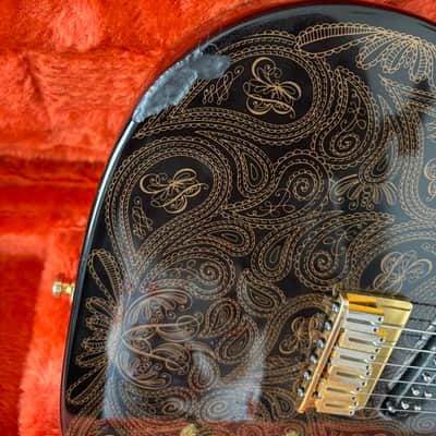 Fender James Burton US Signature Telecaster 1990 - 2006 - Black with Gold Paisley image 12