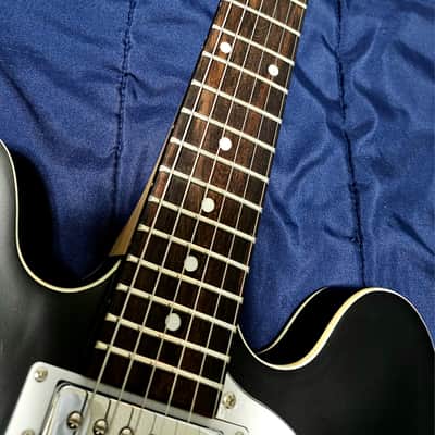 JCraft AR-2 2023 JM Semi-Hollow Electric Guitar Black w/ Padded Gig Bag image 5