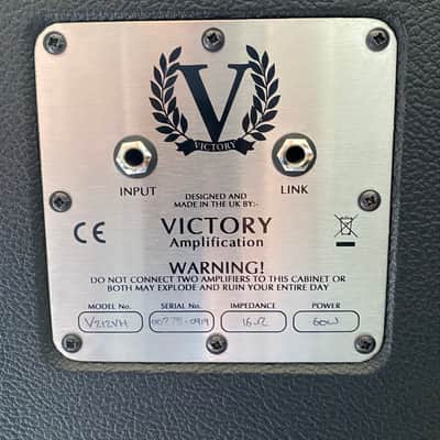 Victory Amps V212-VH 2x12" Guitar Speaker Cabinet 2010s - Black image 3