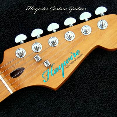 2024 Masterbuilt Sky Blue Hardtail Strat + Grover Locking Tuners +Roasted Maple Neck + Strat and Tele Pickups +7 Sound Switching+Treble Bleed+Working Bridge Tone+Leveled, Crowned and Polished Frets+Full Setup! image 6