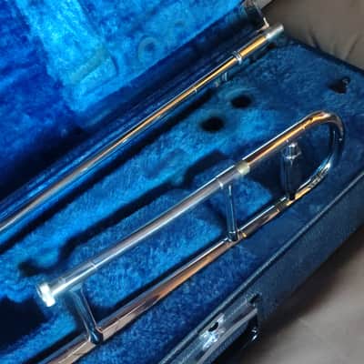 Yamaha YSL-641 large bore straight tenor trombone image 5