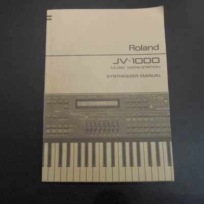 Roland JV-1000 Sequencer / Synthesizer / Introductory Manual image 2