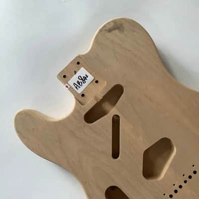 Lefty Tele Style Guitar Basswood Body, String Through image 2