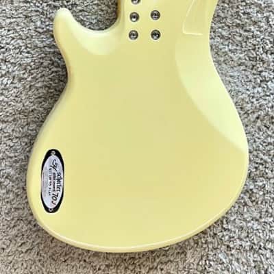 Schecter 2492-SHC CV-4 Ivory 4-String RH Electric Bass with Maple Fingerboard image 2