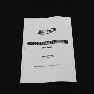 Elation DMX-DUO 96-Channel Lighting Recorder/Controller Black image 8