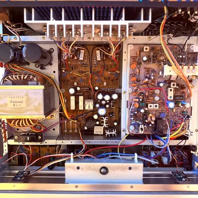 🔥🎶 Sansui G-5500 Pure Power DC Stereo Receiver — Serviced, Cleaned, 120V, Excellent Faceplate image 9