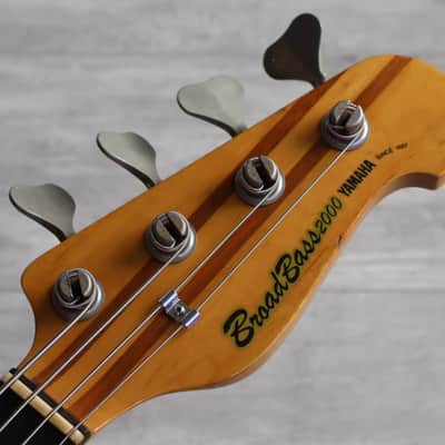 1982 Yamaha Japan BB2000 Neckthrough Broad Bass w/Dimarzio's (Natural) image 2