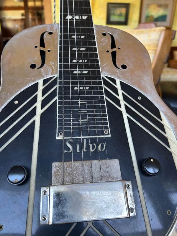 LATE 1930'S NATIONAL SILVO HAWAIIAN STEEL ELECTRIC GUITAR image 1