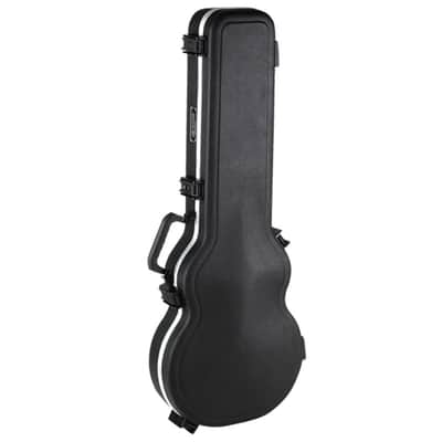 SKB Cases Les Paul Guitar Hardshell Case with Arch Top Design, TSA Latch, Over-Molded Handle, EPS Foam Interior, and Accessories Compartment image 3