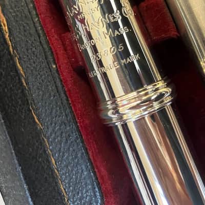 Vintage 1954 W.S Haynes Handmade Solid Silver Flute; with Case image 2