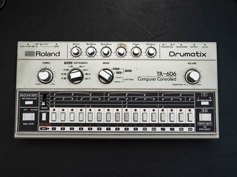 Roland TR-606 Drumatix 1980s - Silver image 1