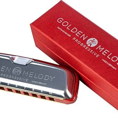 Hohner Golden Melody Harmonica - Key of F# image 1