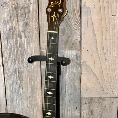 1920's Ludwig Columbia Tenor Banjo Natural, Great 4 String. OCBC ! image 17