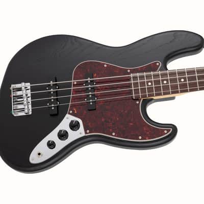 Fender Made in Japan Limited Jazz Bass Raw Ash - Black image 1