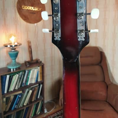 MUSIMA 1655 В Vintage Elecric GUITAR RARE USSR Hollow Semi body image 9