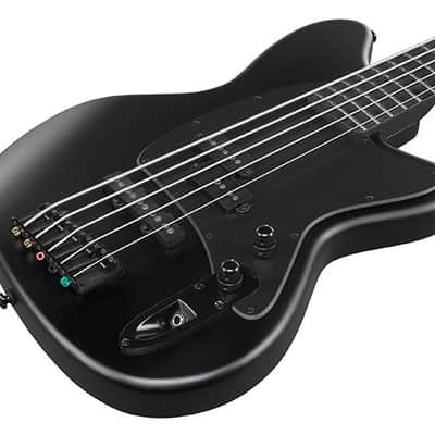 Ibanez TMB425B BKF Talman 5 String Electric Bass - Black Flat image 12
