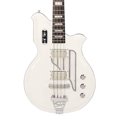 Airline Guitars MAP Bass Short Scale White image 1
