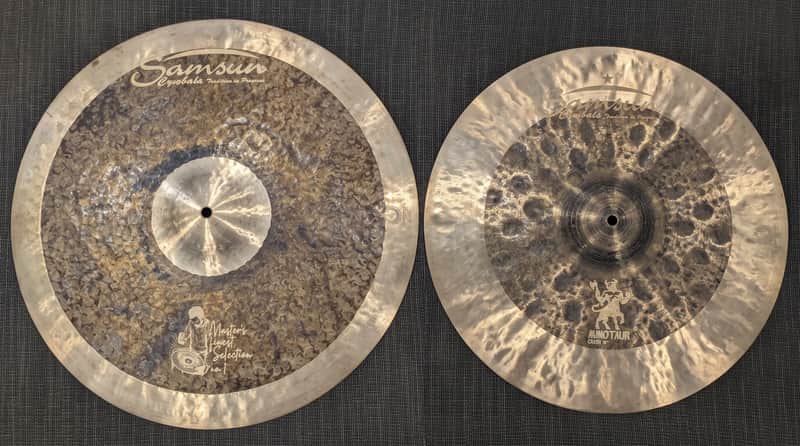 Samsun 18" Minotaur + 20" Master’s Finest Selection No.1 Crash Pair - Excellent Condition - 1345g / 1710g image 1