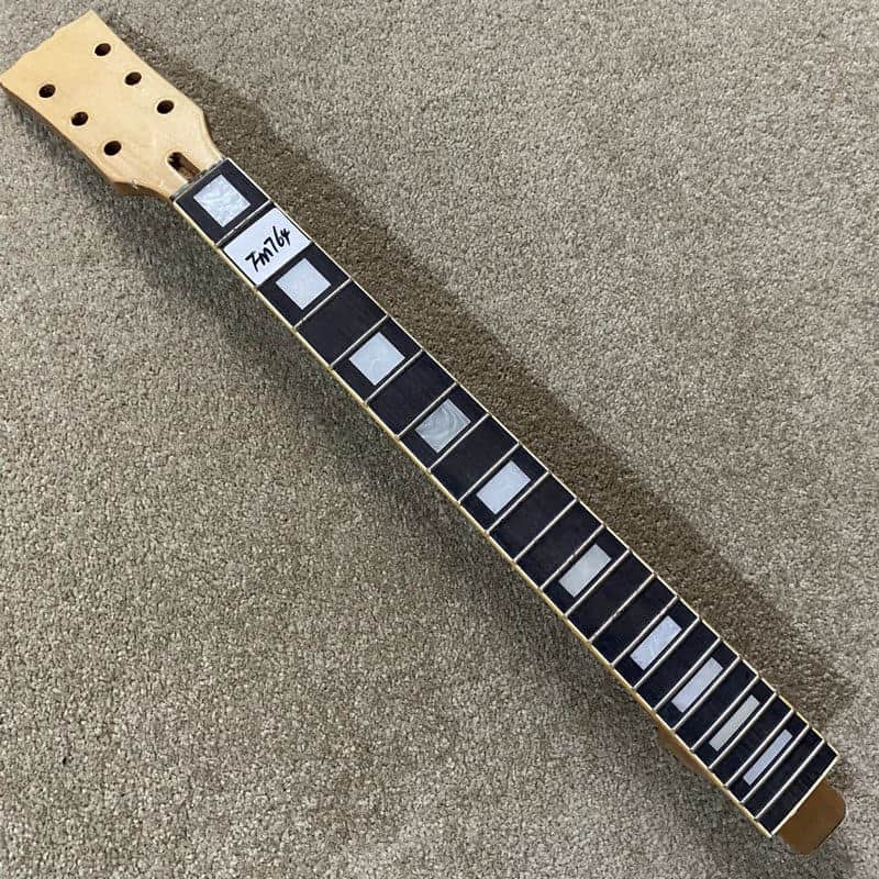 Maple Wood Guitar DIY Project Neck, Rosewood Fretboard 22 Frets image 1