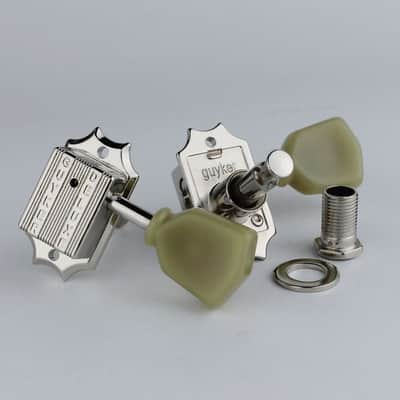 vintage style guitar tuners-Nickel image 2