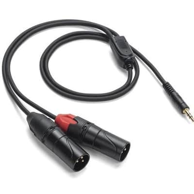 Tourtek PRO TPA Breakout Cable - 1/8" TRS to Dual XLR Male 3ft image 1