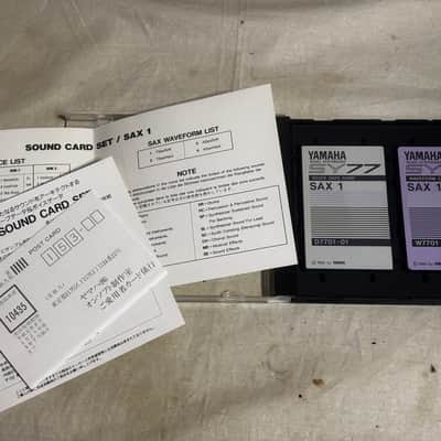 Yamaha SY77 SOUND CARD SET SAX1 S7701 D7701-01 W7701 image 2
